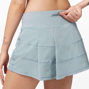 LULULEMON athletica light blue pace setter skirt tennis 6